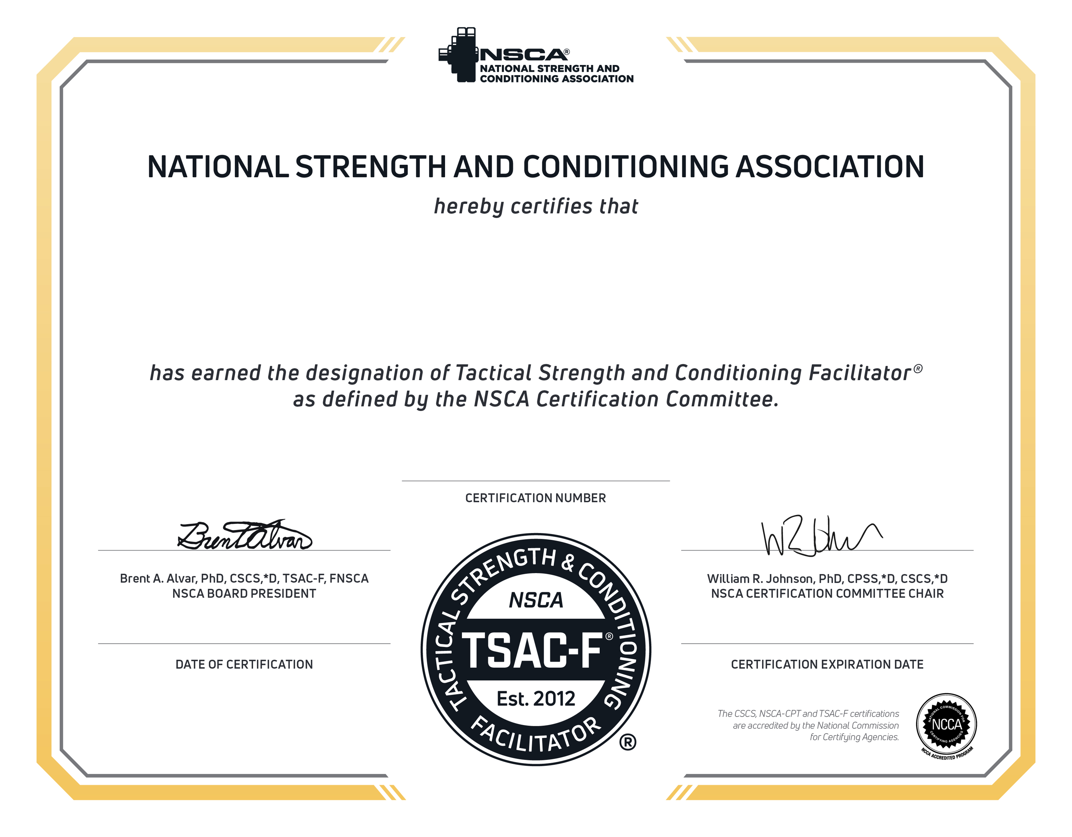 Tactical Strength and Conditioning Facilitator (TSAC-F) • Charlie ...