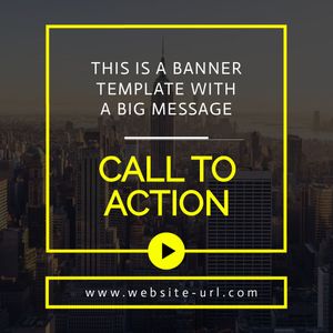 Free Urban Call to Action Banner Template