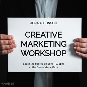 Free Creative Marketing Sign Instagram Post