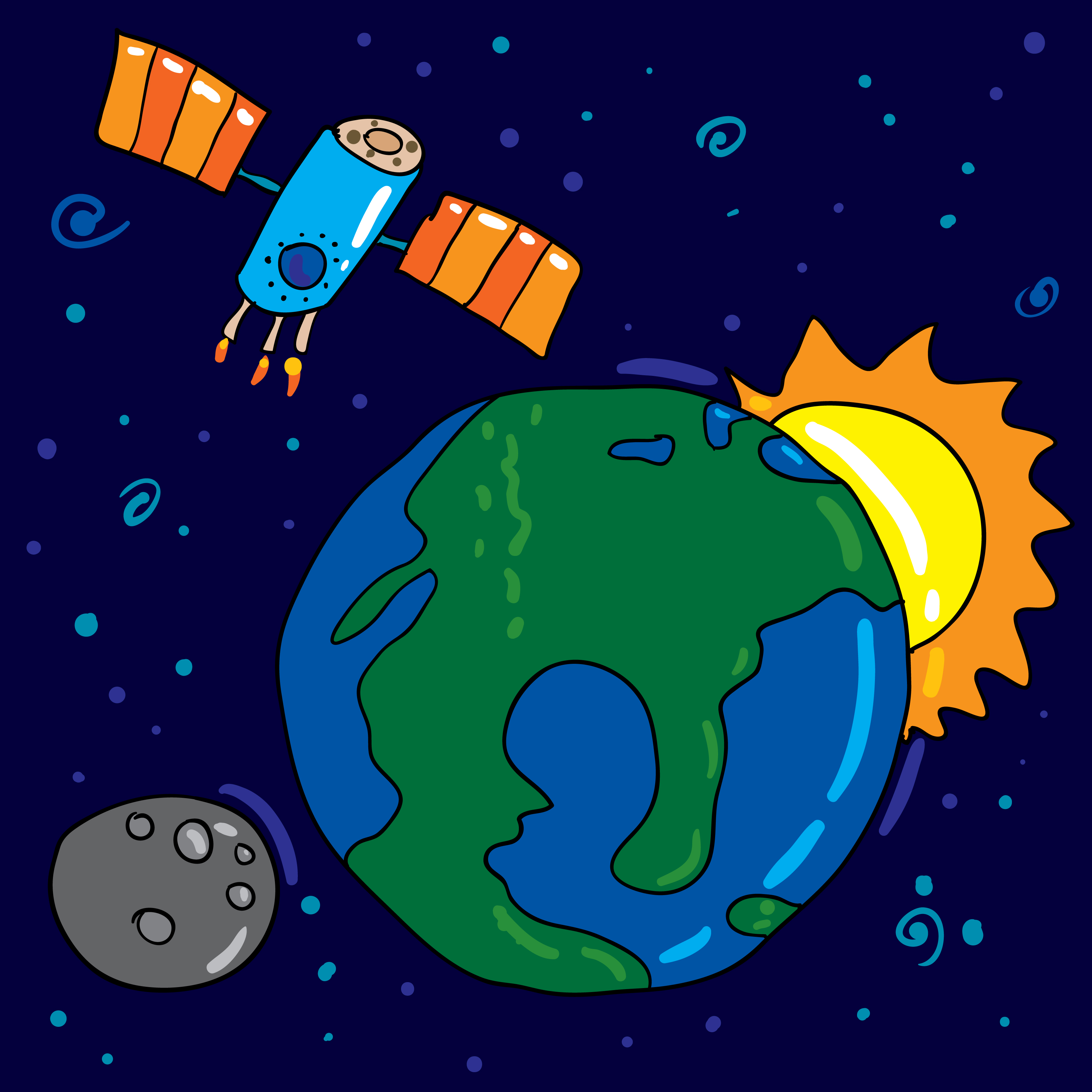 Space Cartoon Pictures : Cute Astronaut Svg | Bodemawasuma