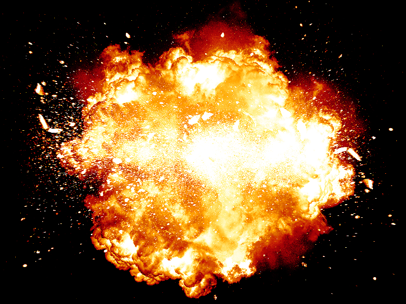 Fire Explosion Wallpaper