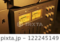 Retro Audio Device Level Meters Reacting to Sound Input 122245149