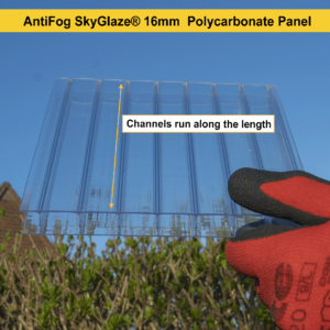 High Impact AntiFog SkyGlaze® 16mm Multiwall Polycarbonate Roofing Sheets