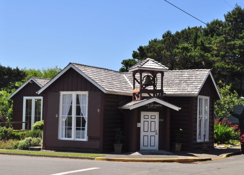 little log church in yachats oregon