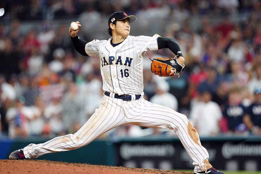 WBC決勝、胴上げ投手となった侍ジャパンの大谷翔平【写真：Getty Images】