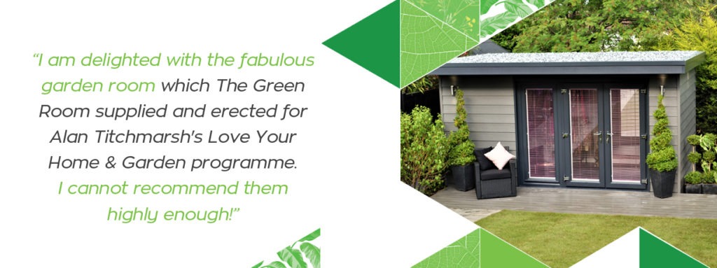 Love your Home and Garden. The Green Room Garden Room Review.