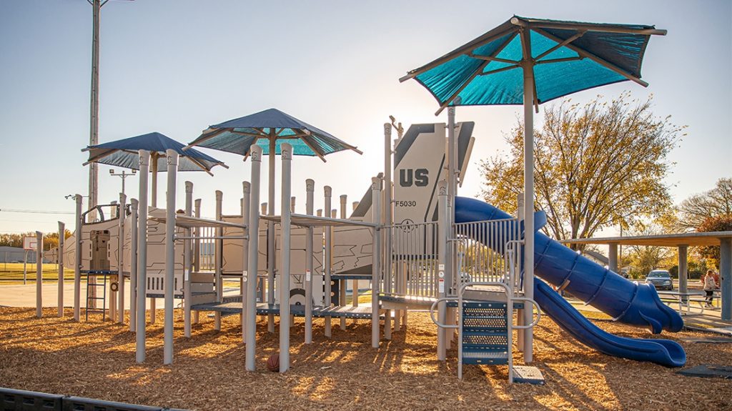 Fighter Jet Steel Playground