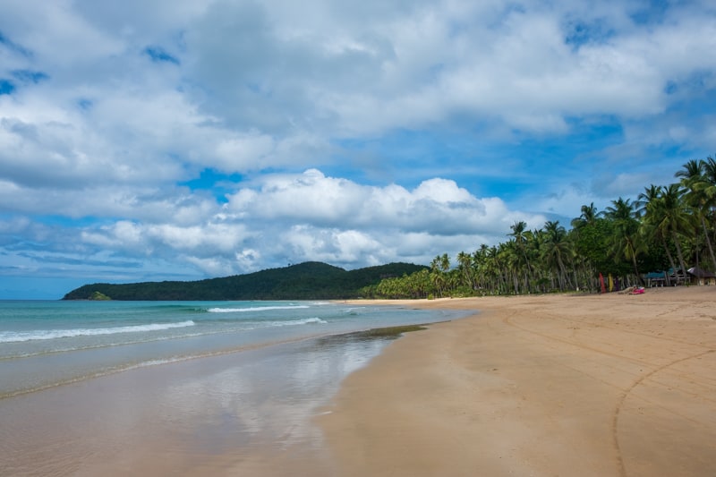 Nacpan Beach in El Nido