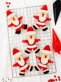 Grinch's Santa cookies