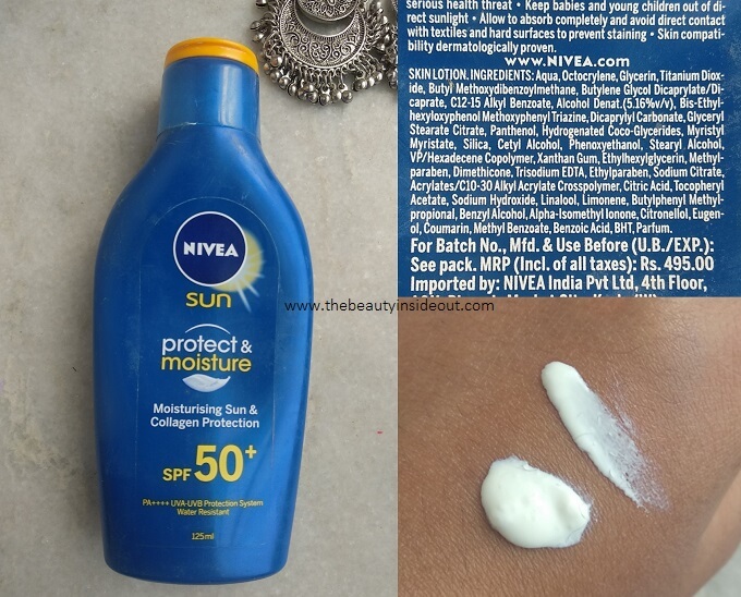 Nivea Sun Moisture & Protect SPF 50