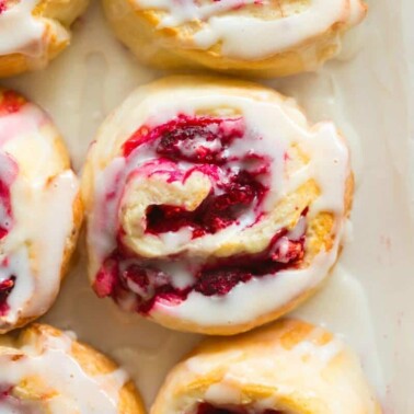 raspberry scrolls