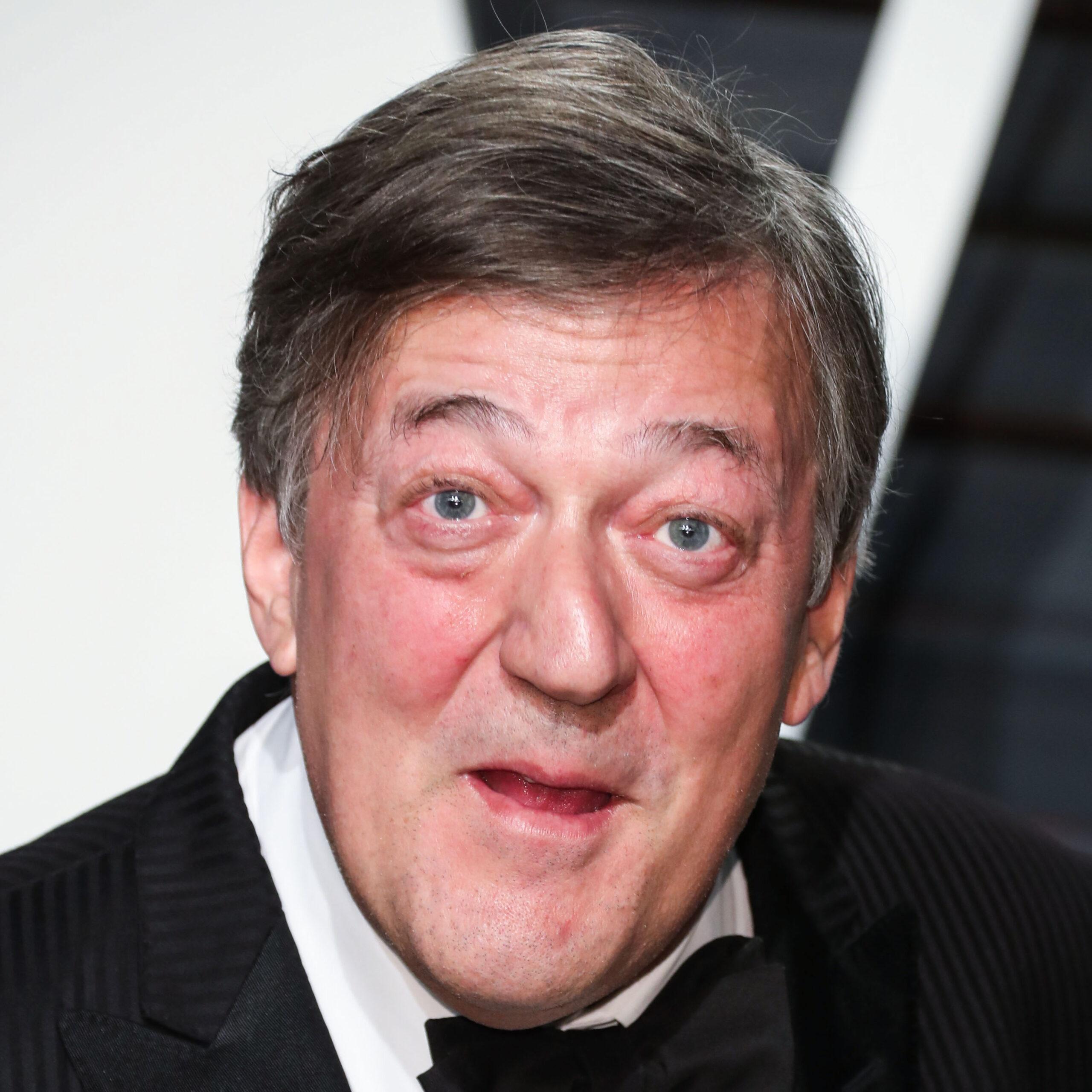 Stephen Fry at the 2017 Vanity Fair Oscar Party