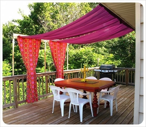 DIY Outdoor Shade
 DIY Summer Sunshades