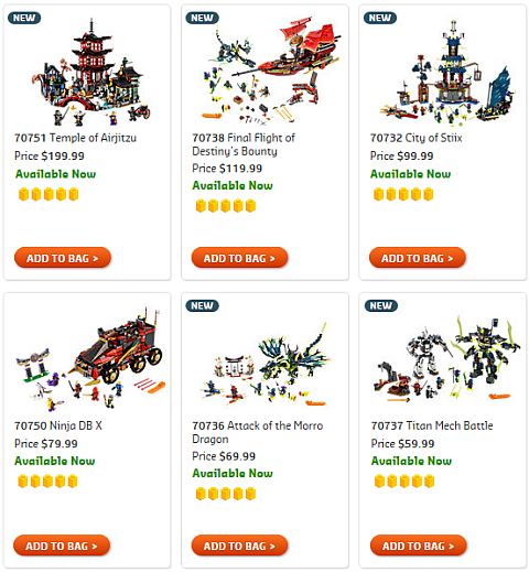 Shop LEGO Ninjago Temple