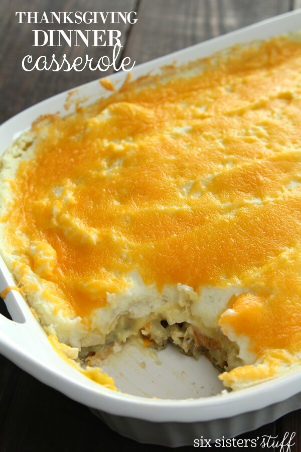 Thanksgiving Dinner Casserole Recipe