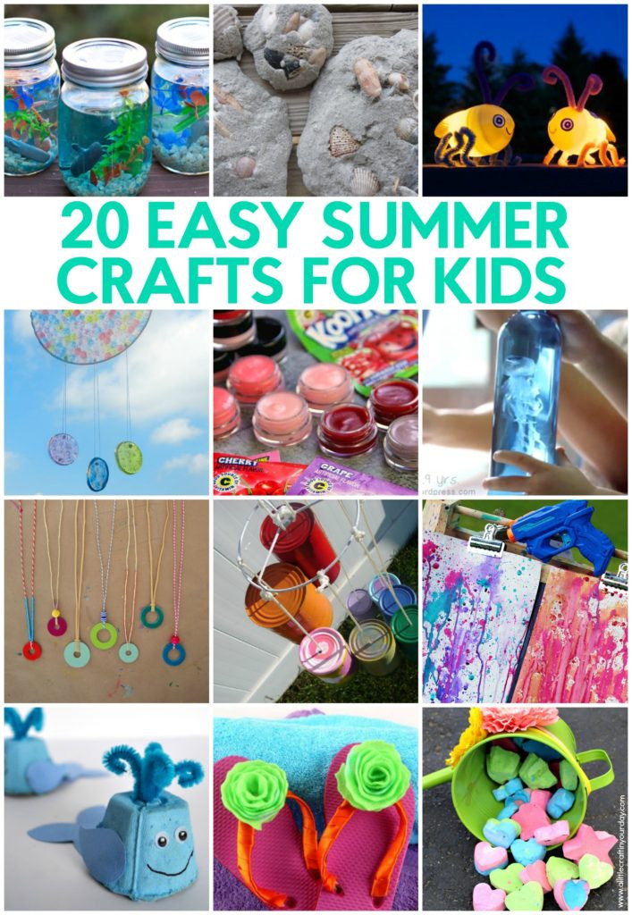 Arts And Crafts For Little Kids
 20 Easy Summer Crafts for Kids A Little Craft In Your Day