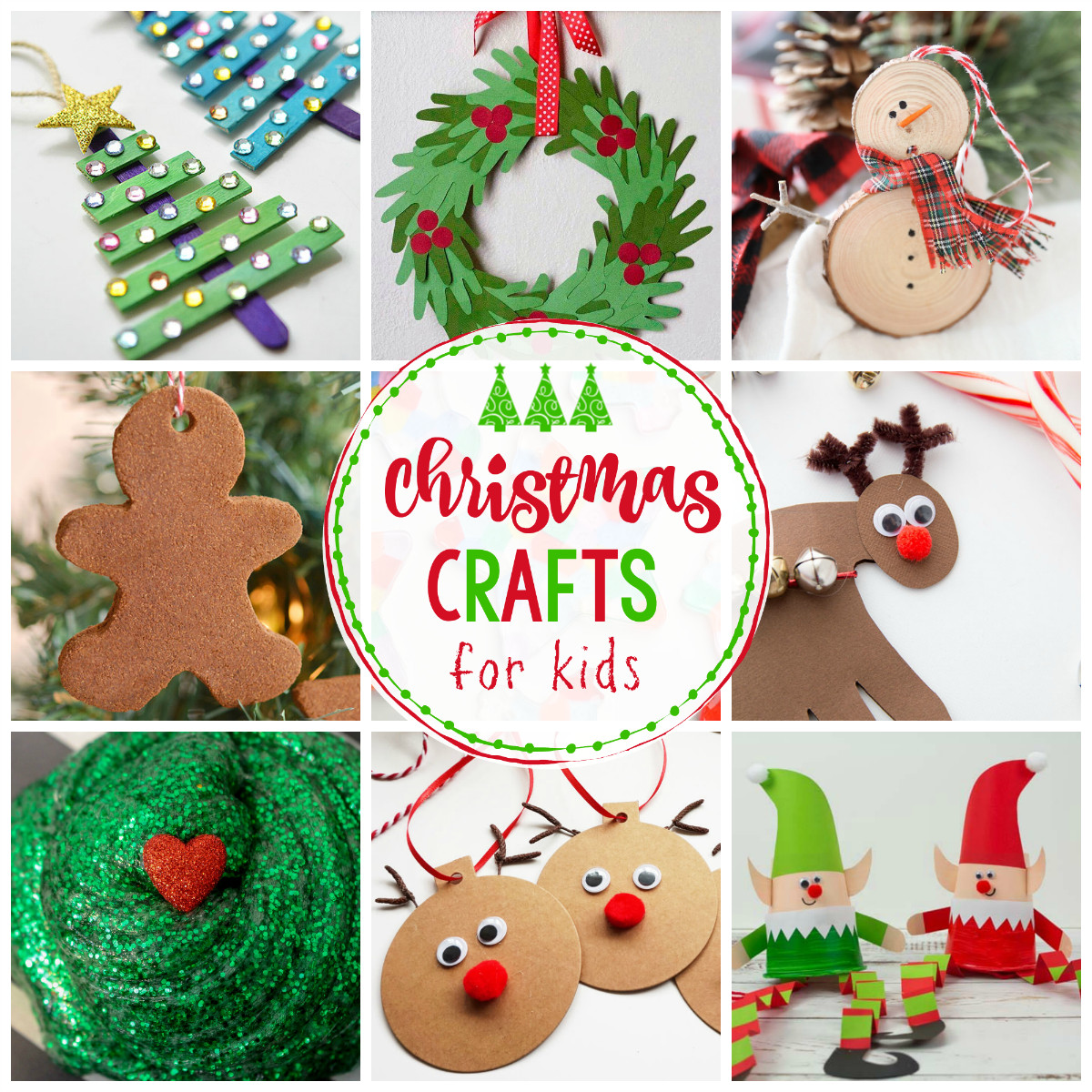 Arts And Crafts For Little Kids
 25 Easy Christmas Crafts for Kids Crazy Little Projects