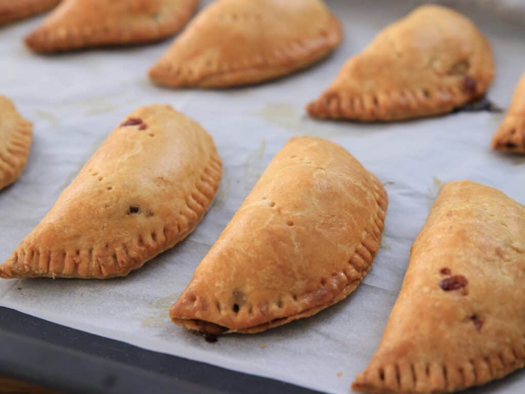 homemade Nigerian meat pie