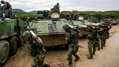 Taiwanese soldiers