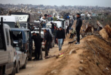 Displaced Palestinians in Gaza