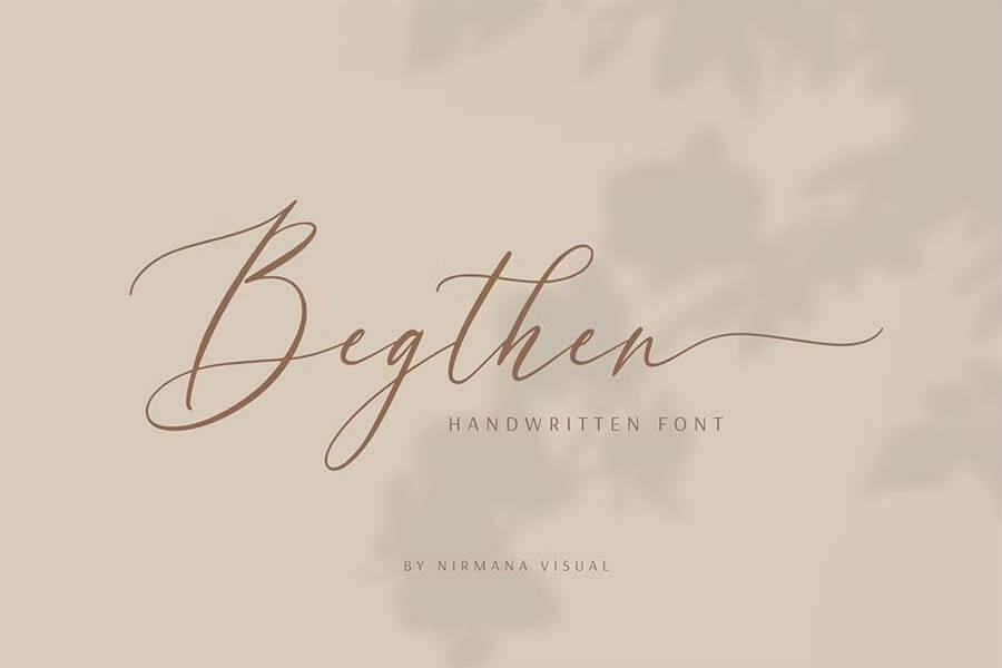 Begthen Font