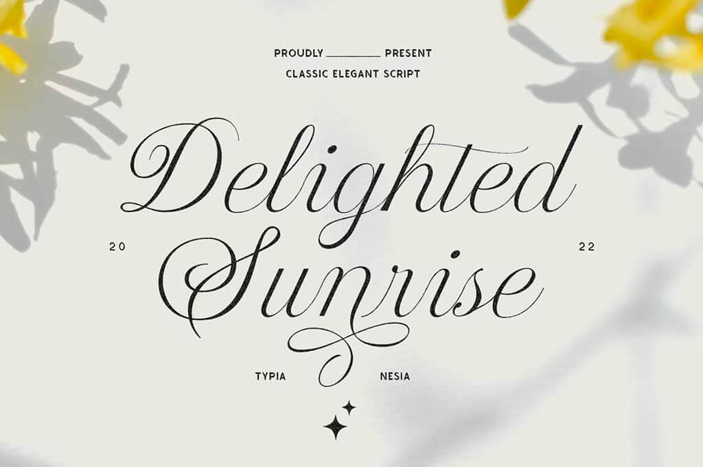 Delighted Sunrise Font