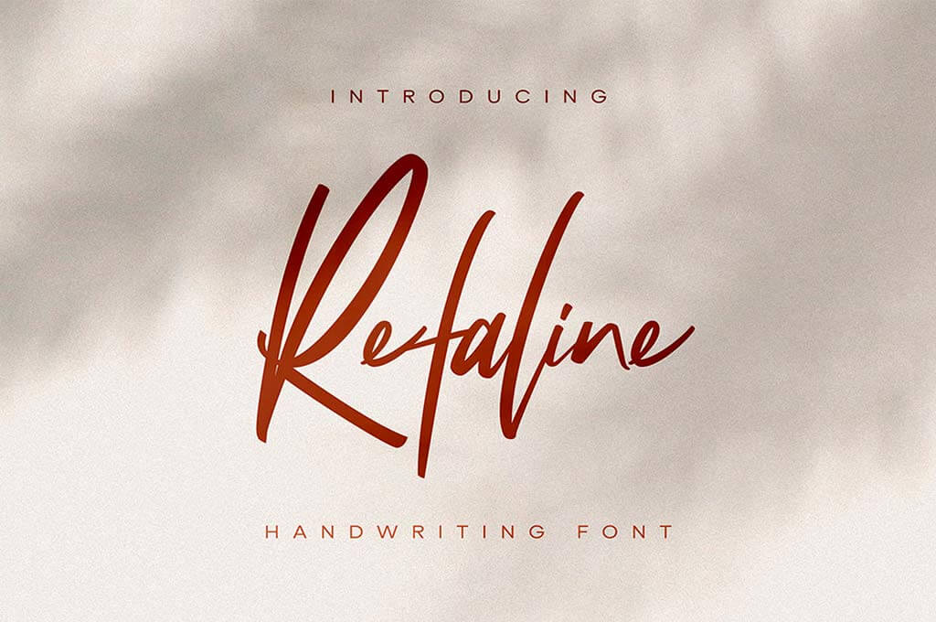 Refaline Script Font