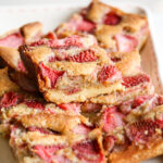 Strawberry Frangipane Shortbread Bars