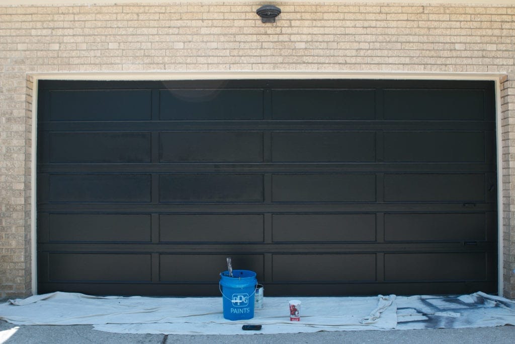 painted garage door 