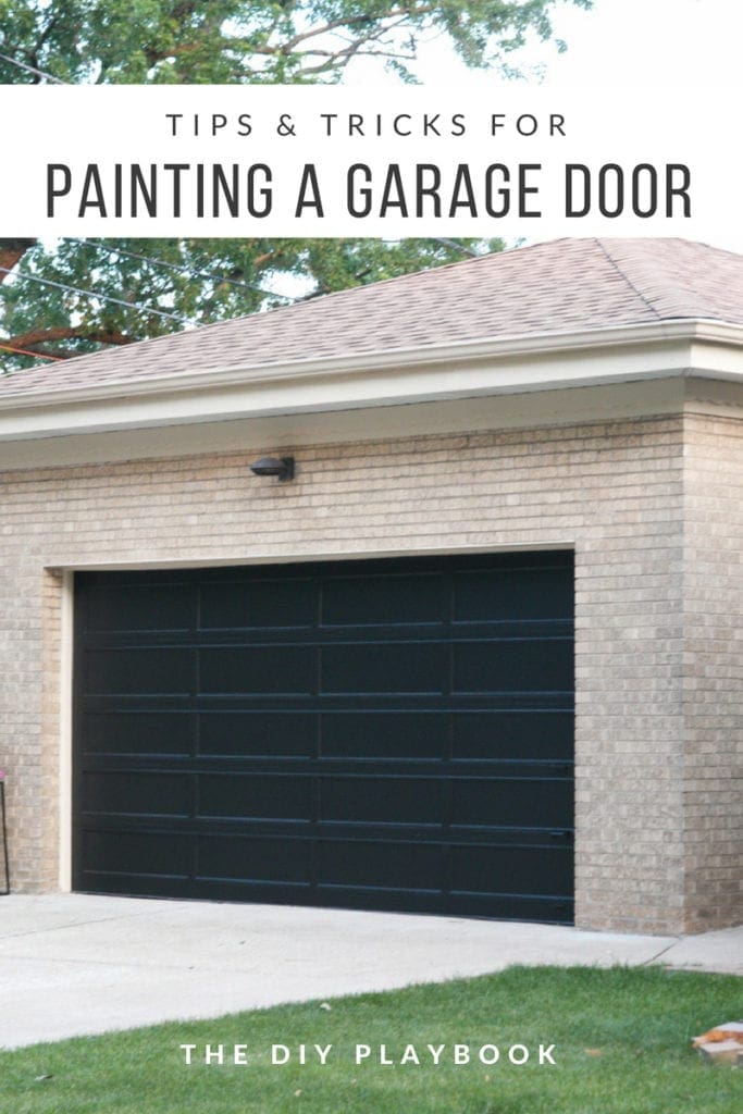 how to paint a garage door