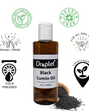 Kalonji Oil Benefit pure black seed cumin oil by droplet care