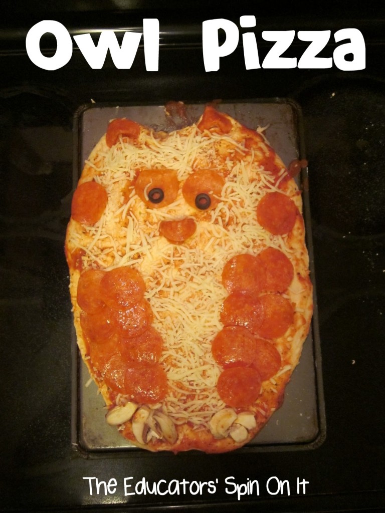 Owl Shaped Pizza Recipe for Kids to Bake