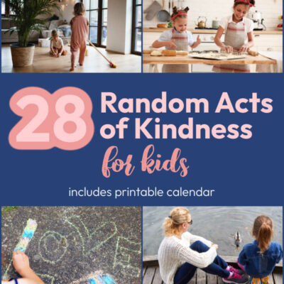 Random Acts of Kindness Calendar for Kids