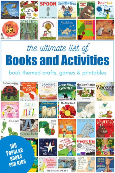 the Ultimate List of Books Activities for Kids!