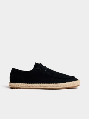 Fabiani Men's Navy Lace Up Espadrille