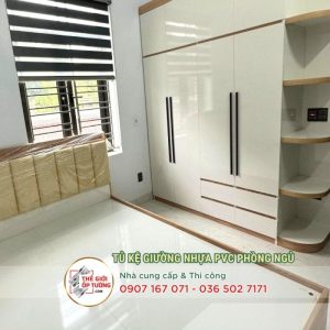 Mẫu Hệ Tủ Kệ Giường Nhựa Nội Thất ECO 01