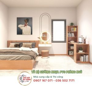 Mẫu Hệ Tủ Kệ Giường Nhựa Nội Thất ECO 02