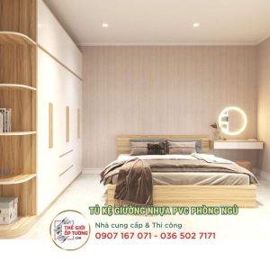 Mẫu Hệ Tủ Kệ Giường Nhựa Nội Thất ECO 06