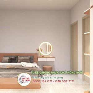 Mẫu Hệ Tủ Kệ Giường Nhựa Nội Thất ECO 07