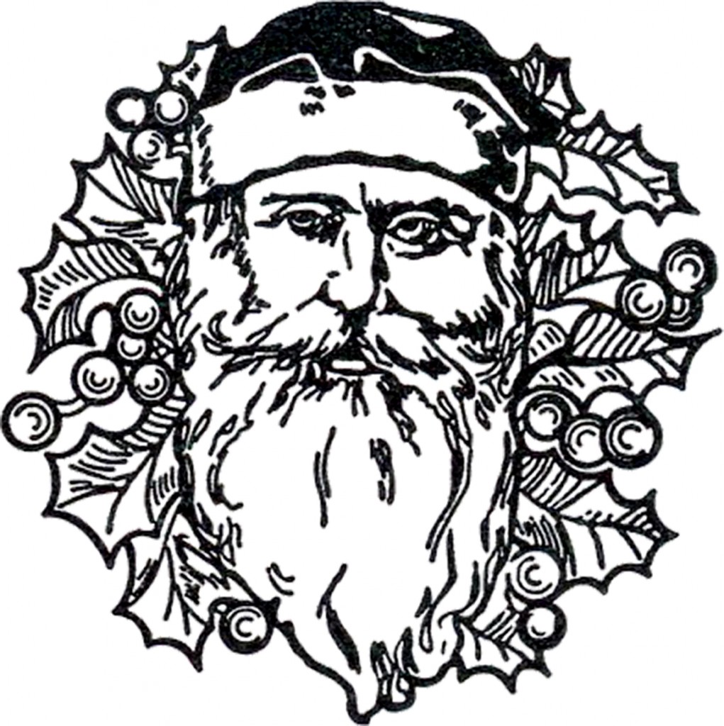 Old World Santa Face