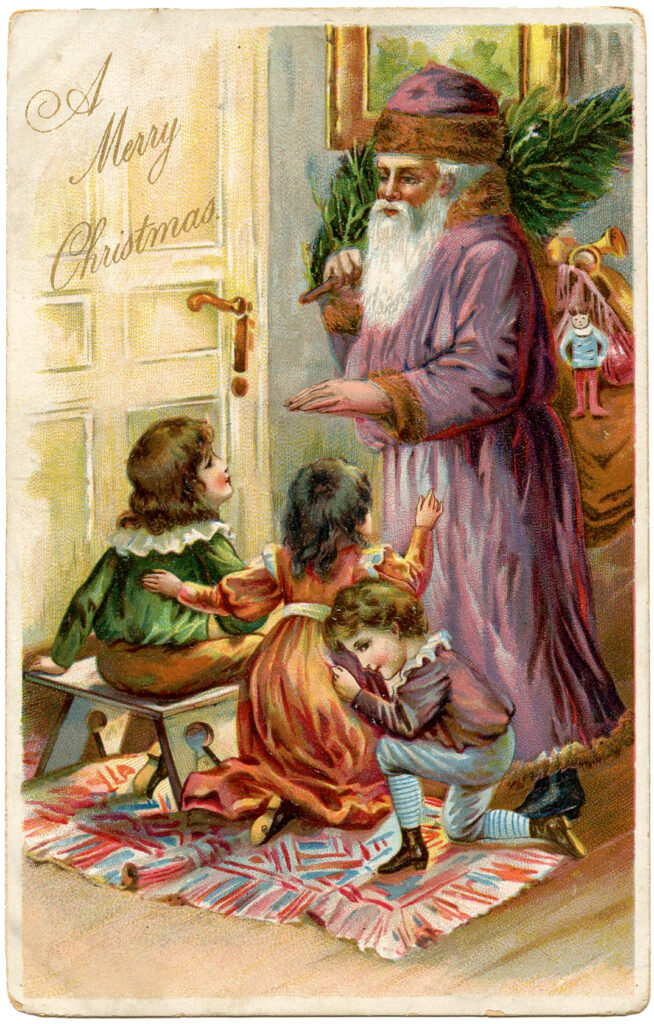 Purple Robe Santa Image