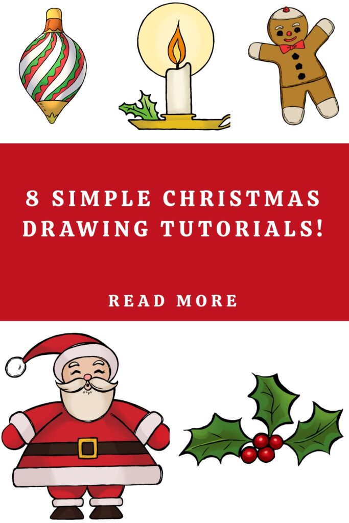 Simple Christmas Drawing Ideas Pin