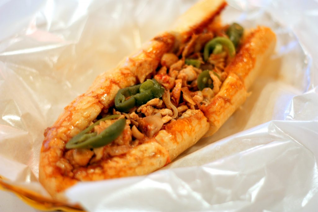 Deluxe Chicken Cheese Steak ($9.90 for 7" and $13.90 for 10")