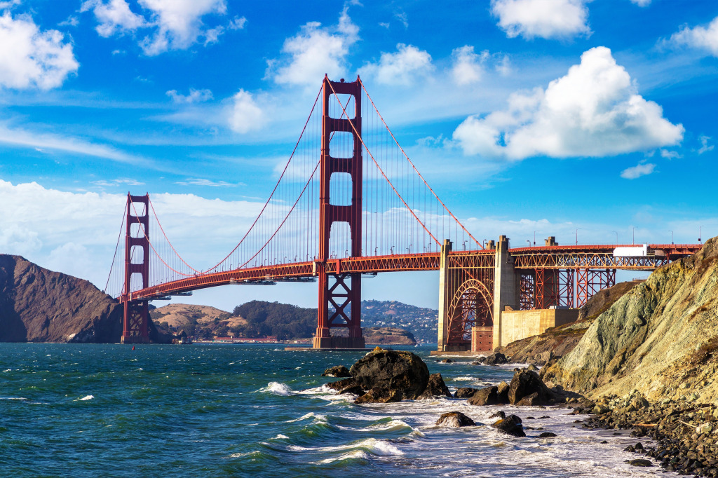 Golden Gate Bridge, San Francisco, USA jigsaw puzzle in Bridges puzzles ...