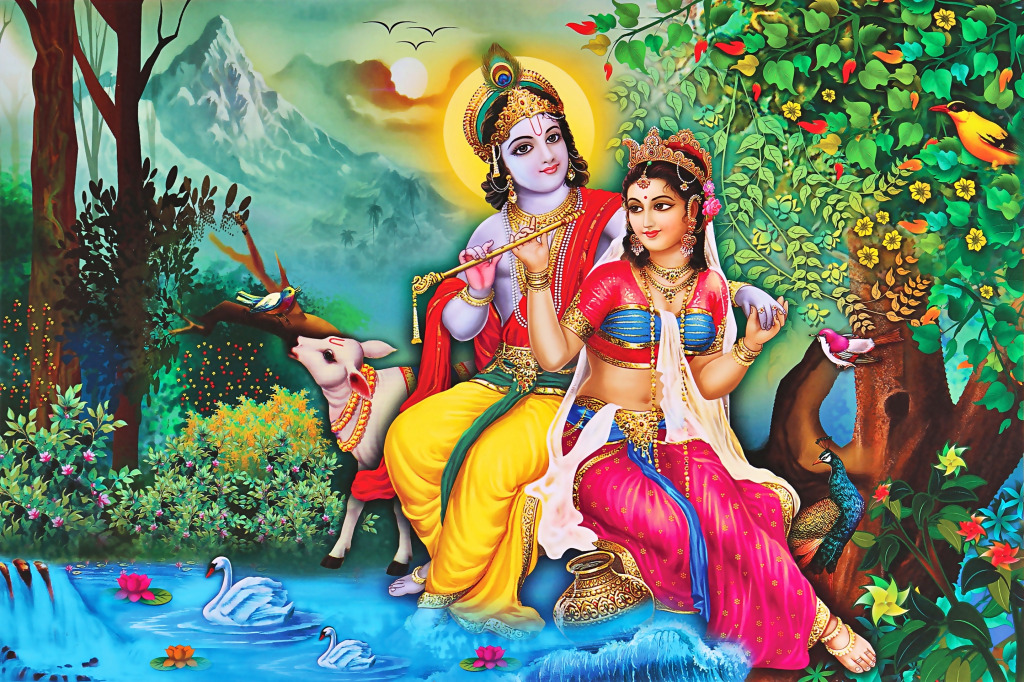 Hindu God and Goddess jigsaw puzzle in People puzzles on TheJigsawPuzzles.com