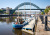 Fishing Trawler and Tyne Bridge, Newcastle, UK