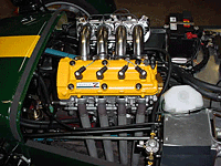 Super 7 Hayabusa Engine in yellow