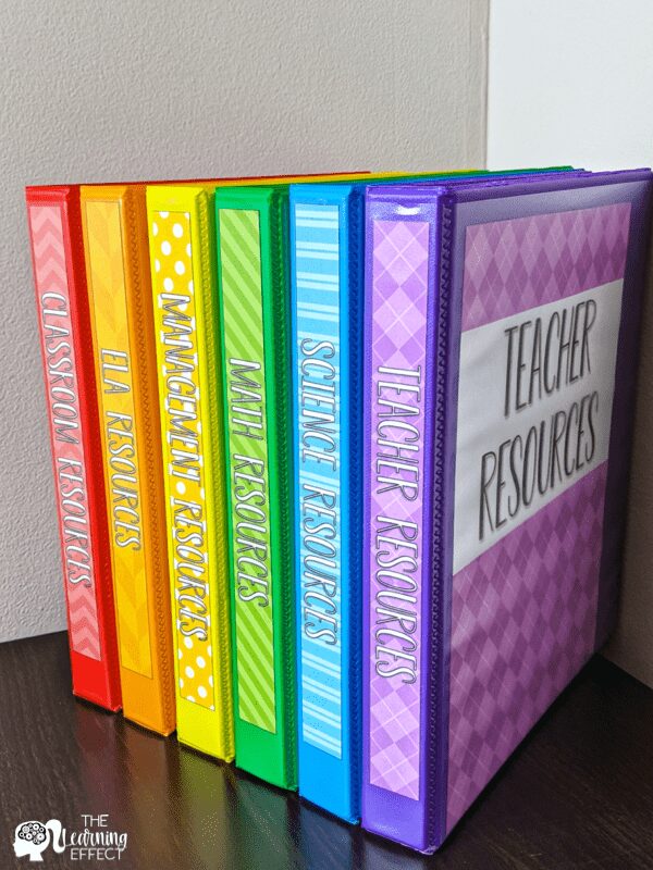 Downloadable Free Printable Binder Spines