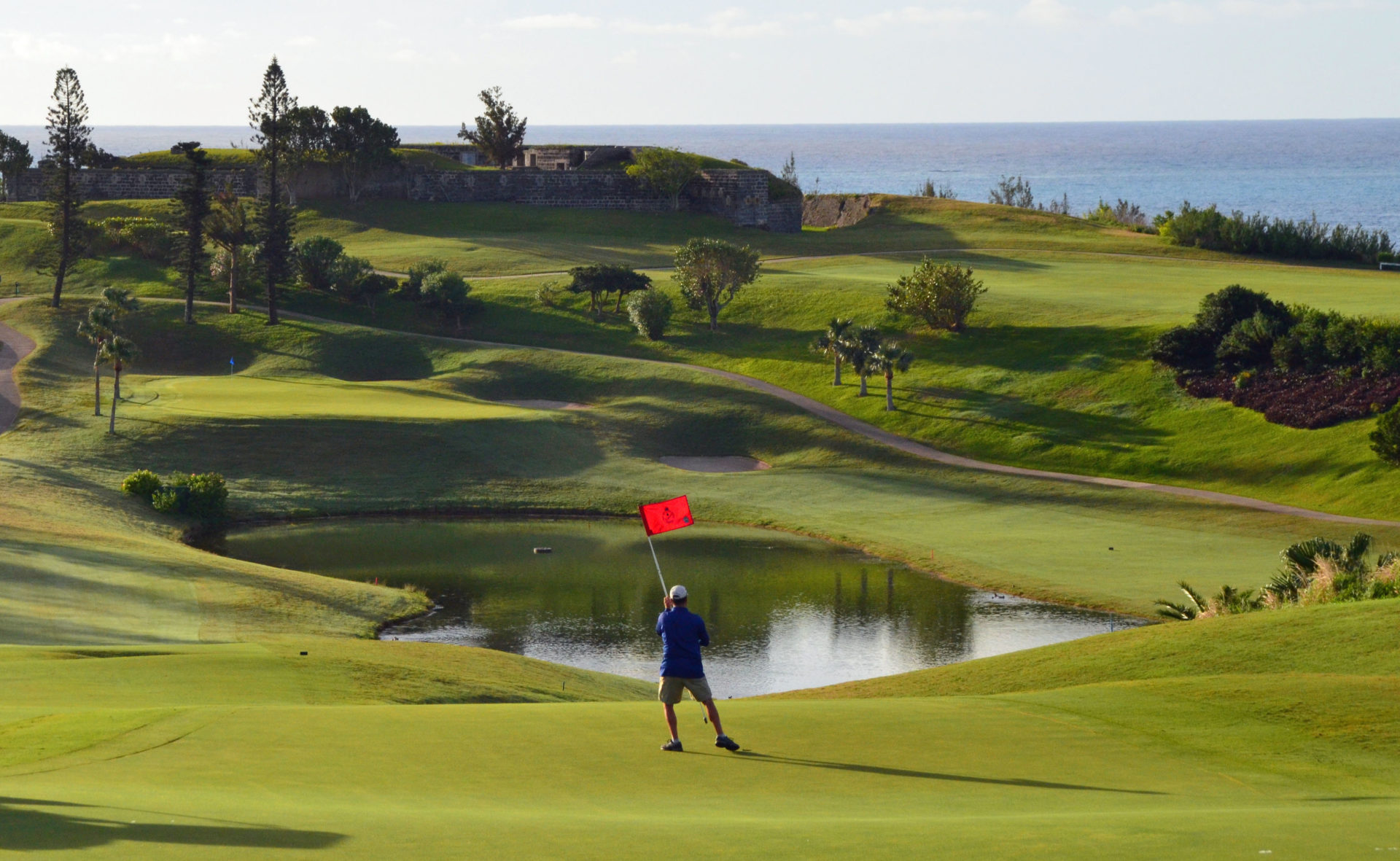 Getting the Port Royal Golf Course ready for play