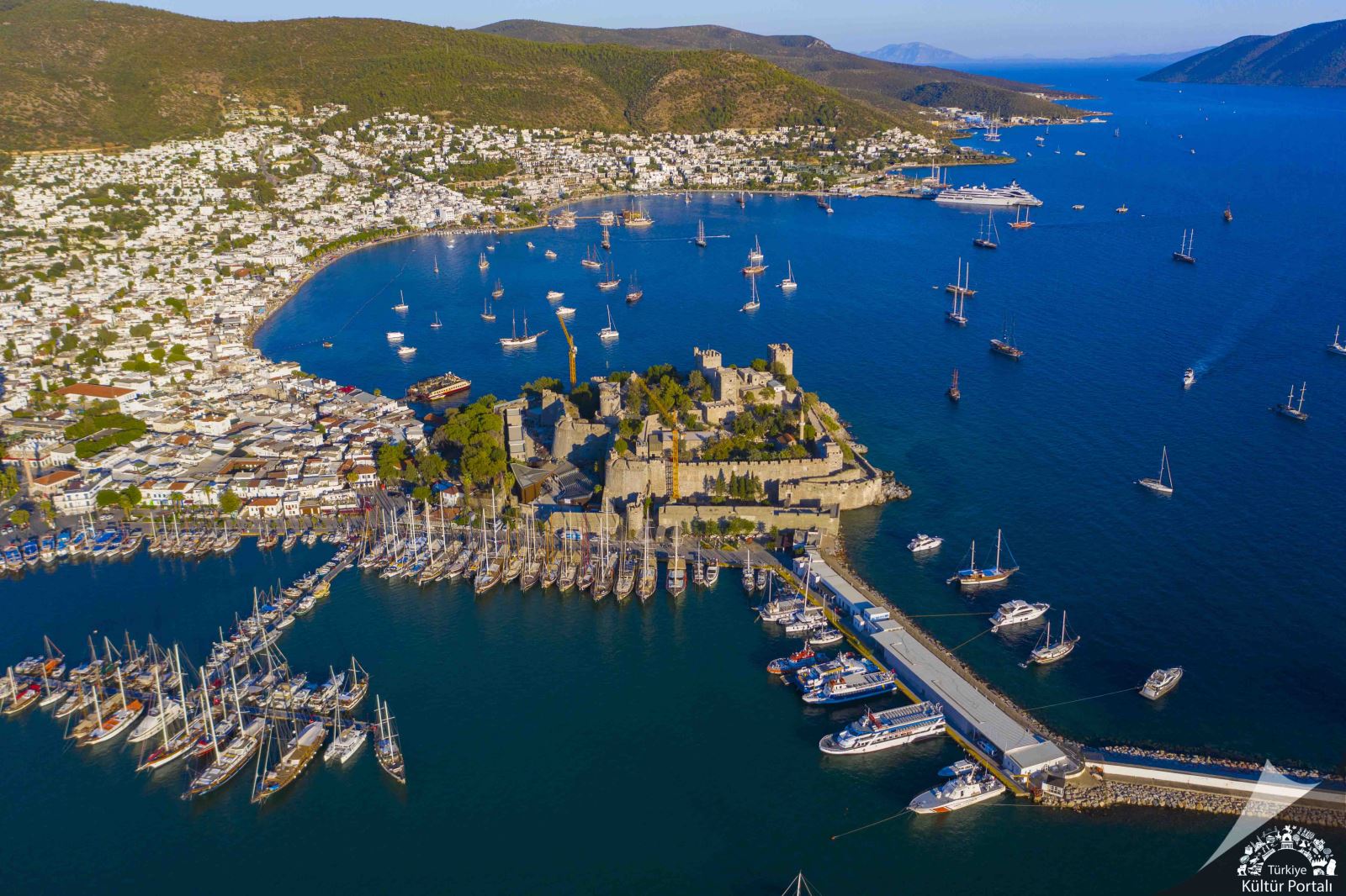 Bodrum Castle Aerial View